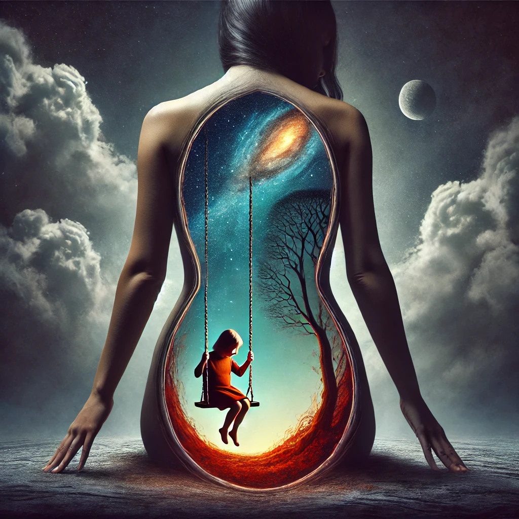 Healing the Inner Self A soft, uplifting image showing an adult figure comforting a child version of themselves, representing trauma recovery and self-compassion Childhood wounds often linger in our adult relationships. They quietly shape our fears, sabotage our intimacy, and repeat the hurt we once endured until we decide to heal.