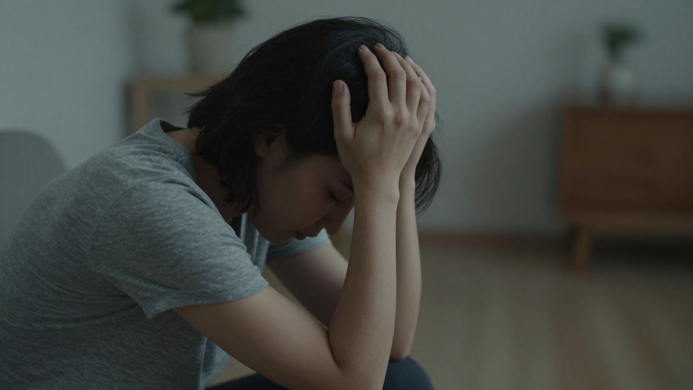 Person experiencing emotional distress Person experiencing emotional distress